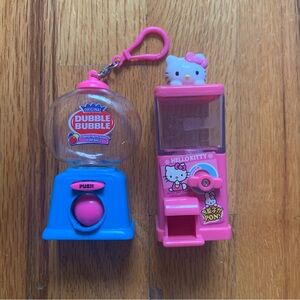 2 vintage hello kitty gumball machine